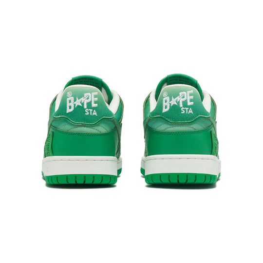 (WMNS) A Bathing Ape SK8 Sta #4 'Green White' 0ZXSHW291058LGRX