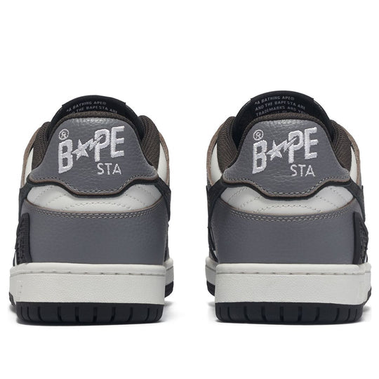 A Bathing Ape SK8 Sta #5 'Black Grey' 0ZXSHM191059LBKZ