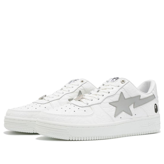 (WMNS) A Bathing Ape Bape Sta #3 'White Silver' 0ZXSHW291052LWHE