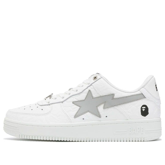 (WMNS) A Bathing Ape Bape Sta #3 'White Silver' 0ZXSHW291052LWHE