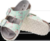Birkenstock(WMNS) Arizona ESD Birko-Flor Narrow Fit 'Flower Field Mint'