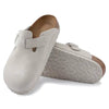 Birkenstockx Stssy Boston Suede Embossed 'Bone'