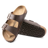 BirkenstockArizona Birko Flor Narrow Fit 'Dark Brown'
