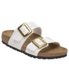 Birkenstock(WMNS) Sydney Luxe Buckle Birko Flor Patent 'Patent White'