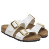 Birkenstock(WMNS) Sydney Luxe Buckle Birko Flor Patent 'Patent White'