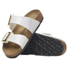 Birkenstock(WMNS) Sydney Luxe Buckle Birko Flor Patent 'Patent White'