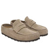 BirkenstockNaples Wrapped Suede Leather 'Taupe'