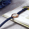 CASIOSHEEN Sapphire Crystal Quartz Waterproof Dark Blue Analog