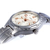 CASIOWaterproof Stainless Steel Strap White Analog