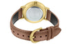 CASIOCasio Dress Busines Classic Analog Watch 'Gold Brown Red Wine'