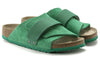 BirkenstockKyoto Nubuck Suede Leather Sandals 'Bold Green'
