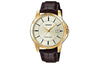 CASIOENTICER&DRESS Series Vintage Waterproofes Yellow Couple Quartz Gold Analog