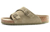 BirkenstockZurich Soft Footbed Suede Sandals'Faded Khaki'
