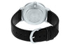 CASIOSmall Belt Waterproof Mens Black Analog