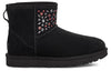 UGG(WMNS) Classic Mini Stud II Rivets Snow Boots Black