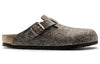 BirkenstockBoston Wool Felt Sandals 'Cacao'