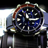 CASIOMen's OCEANUS Series CACHALOT Solar Energy Watch tooth Watch Solar Powered Mens Blue Analog