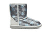 UGGClassic Short ll Sequin Star Big Boys Denim Blue