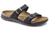 Birkenstock(WMNS) Sierra Waxy Leather Narrow Fit Sandals 'Black'