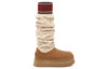 UGG(WMNS) Classic Sweater Letter Tall 'Chestnut'