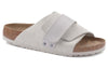 BirkenstockKyoto Nubuck-Suede Leather Narrow Fit Sandals 'Antique White'