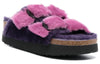 Birkenstock(WMNS) Arizona Big Buckle PAP Fur ' Purple Orchid/Dark Berry'
