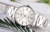 CASIOWaterproof Stainless Steel Strap Unisex Mens Silver Analog
