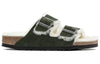 BirkenstockArizona Shearling Sandal Suede Leather Narrow Fit 'Green'