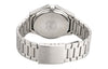 CASIOWaterproof Stainless Steel Strap Black DialSilver Strap Mens BlackSilver Analog