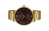 CASIOStainless Steel Strap Quartz Waterproof Brown Dial Mens Brown Analog