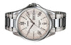 CASIOWaterproof Stainless Steel Strap Quartz Mens Silver Analog
