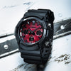 CASIOG-Shock Analog-Digital 'Black Red'
