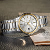 CASIOStainless Steel Strap Quartz Waterproof Unisex Mens Silver Analog