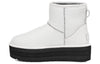 UGG(WMNS) Classic Mini Platform Matte Boot 'Ultra Matte White'
