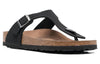 BirkenstockGizeh Vegan Birko-Flor Birkibuc Narrow Fit Sandals 'Black'
