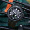 CASIOWaterproof Sports Shockproof Solar Powered Quartz Mens Black Analog
