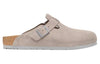 Birkenstock(WMNS) Boston Suede Leather 'Stone Coin'