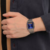 CASIOQuartz Stainless Steel Strap Waterproof Unisex Mens Blue Analog/Digital Combo