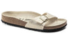 BirkenstockMadrid Narrow Fit Sandals 'Gold Python'