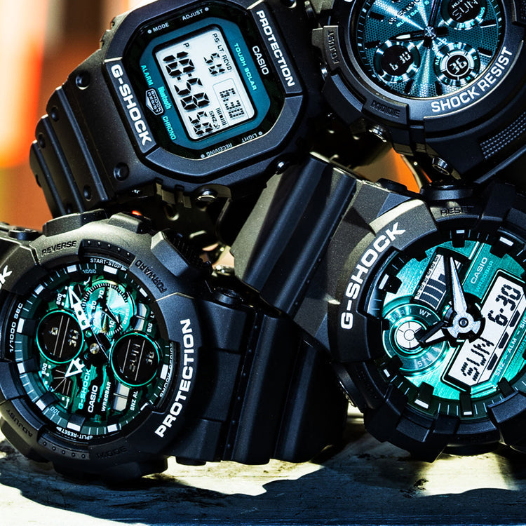 CASIOG-Shock Analog-Digital 'Black Green'