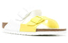 Birkenstock(WMNS) Arizona Split Birko Flor Narrow Fit Sandals 'White Lime Sour '