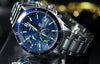 CASIOEDIFICE Waterproof Sapphire Crystal Solar Powered Stainless Steel Strap Mens Silver Analog
