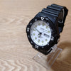 CASIOCasio Retro Fashion Analog Classic Pointers Watch 'Black White Green'