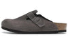 Birkenstockx Stussy Boston Clogs 'Anthracite'
