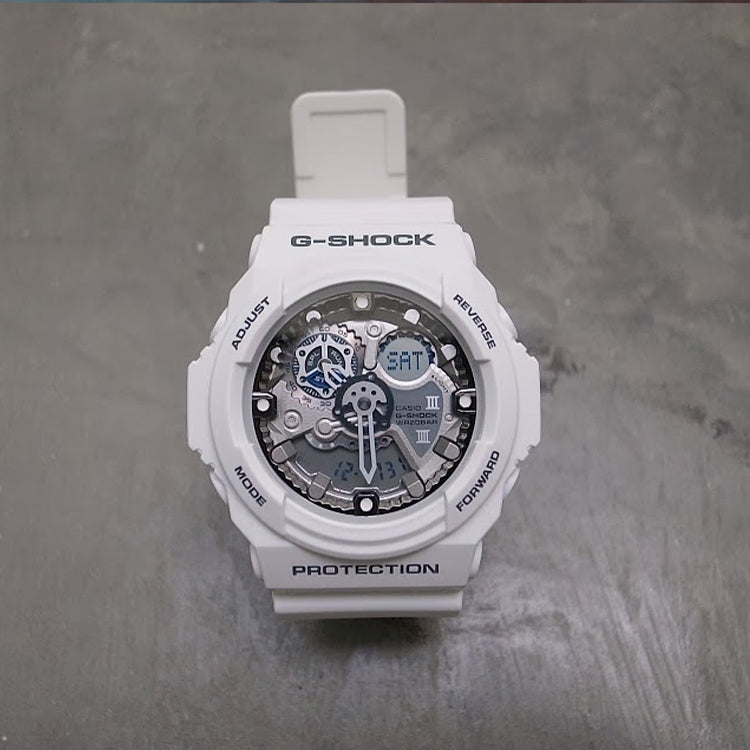 CASIOG-Shock Analog-Digital 'White'