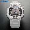 CASIOWaterproof Sports Solar Powered Mens BlackWhite Analog