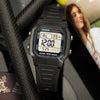 CASIOWaterproof Sports Analog Mens Black Digital