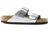 Birkenstock(WMNS) Arizona Birko-Flor 'Silver'