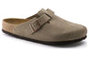 BirkenstockBoston Soft Footbed Mules 'Taupe '
