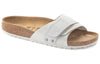 BirkenstockOita Suede Leather Sandals 'Antique White'